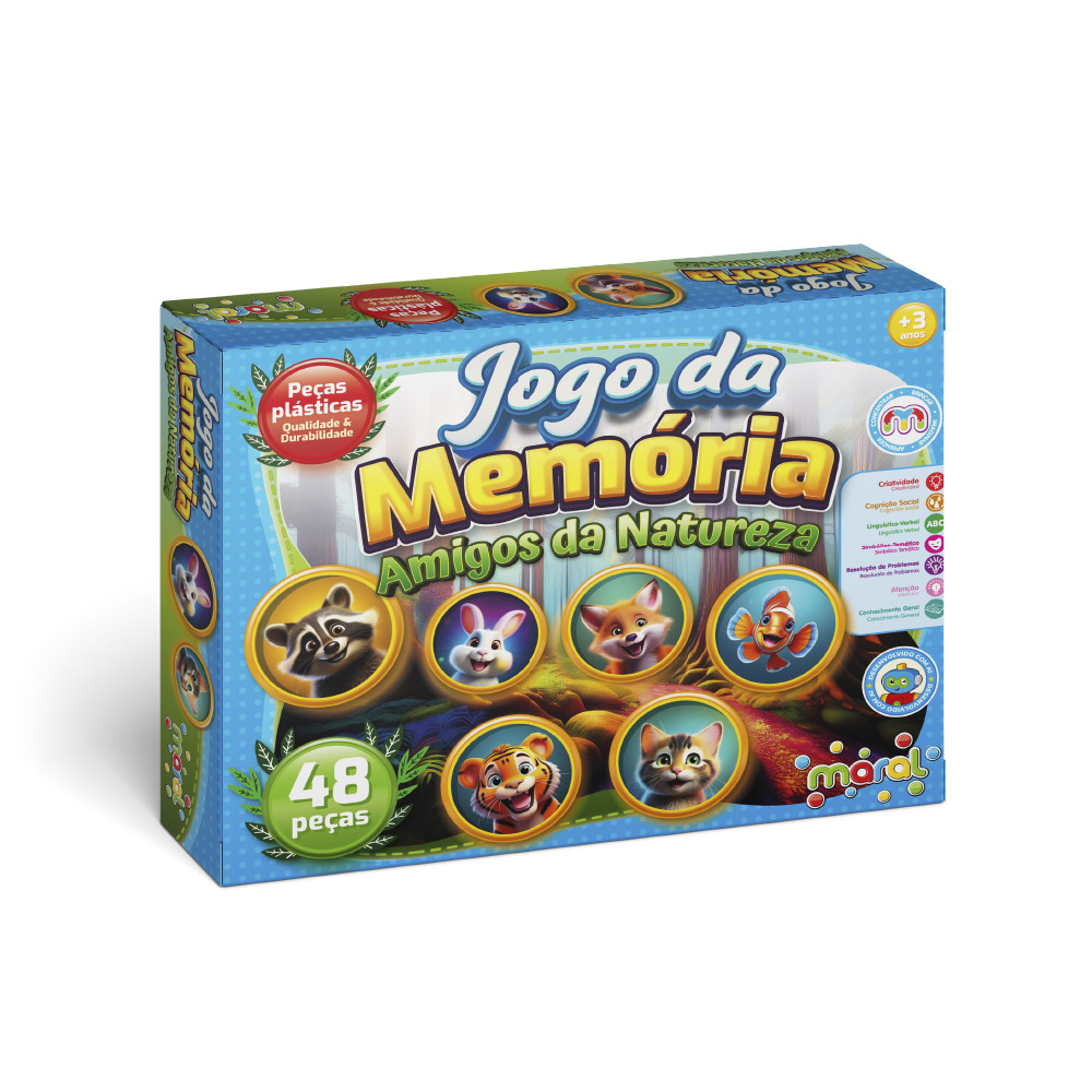 Jogo Da Memória - Amigos Da Natureza - Maral